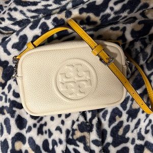 Tory Burch Mini Perry Bombé Leather Camera Bag